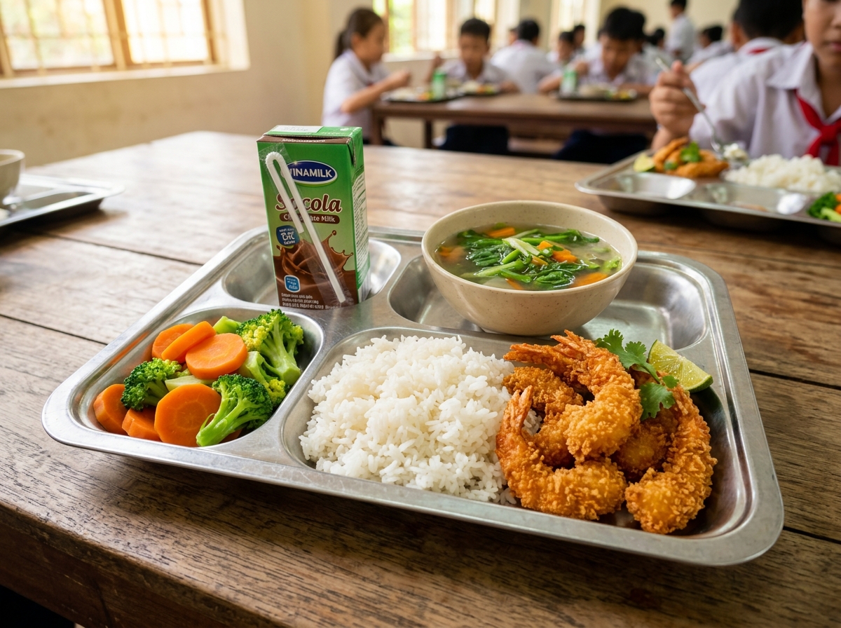 Khẩu phần Trường THCS Hà Nội